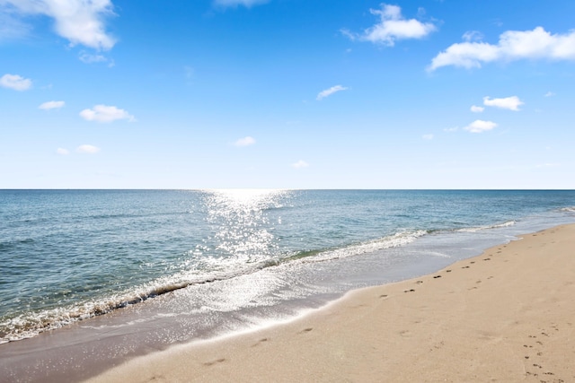 water view with a beach view