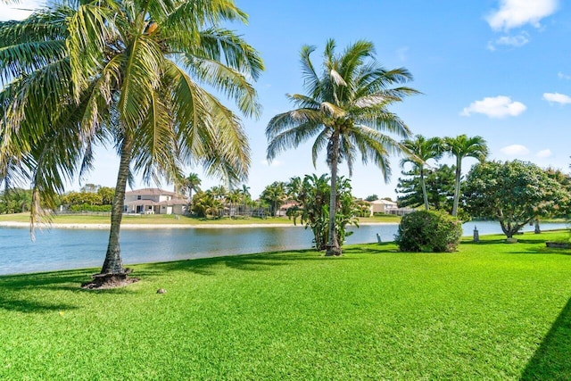 view of water feature