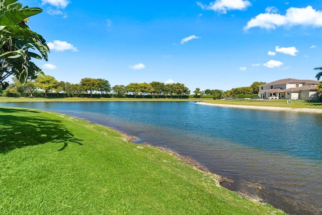 property view of water