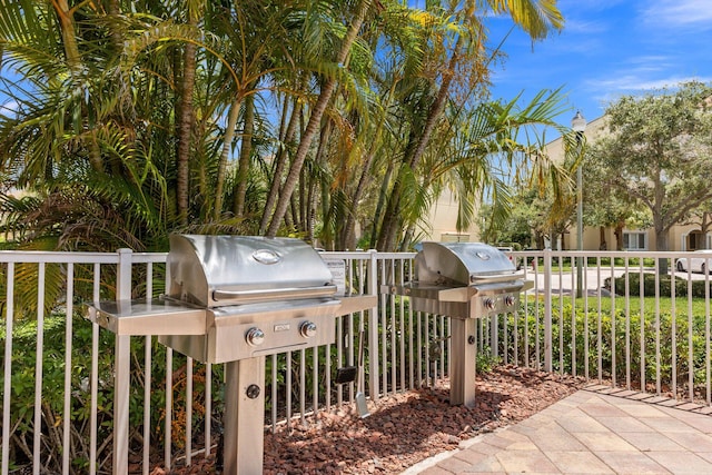 exterior space featuring fence