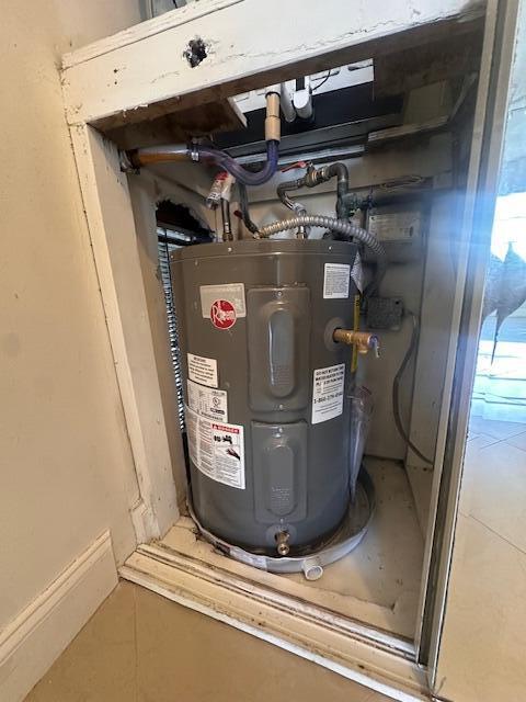 utilities featuring water heater