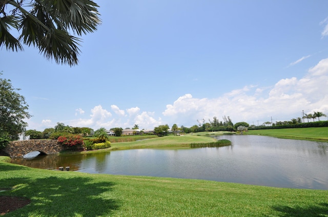 view of water feature