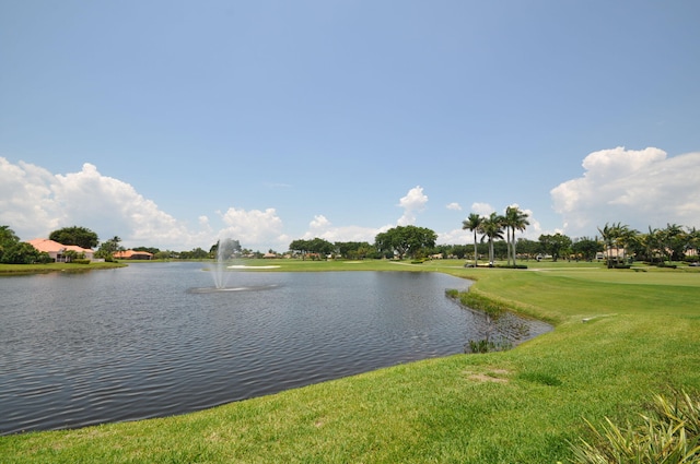 property view of water