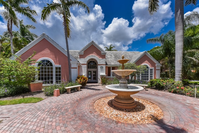 view of front of home featuring french doors