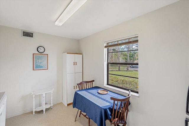 view of dining area