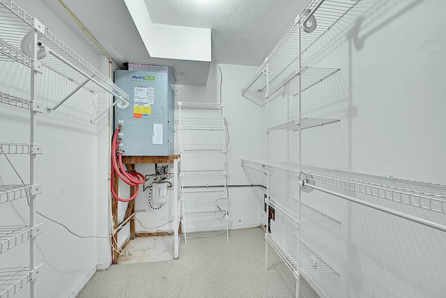 view of utility room