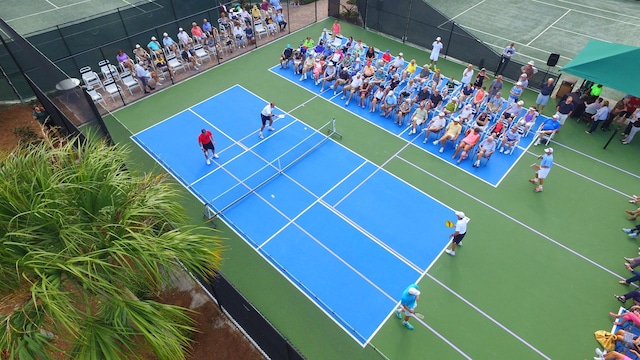 view of tennis court