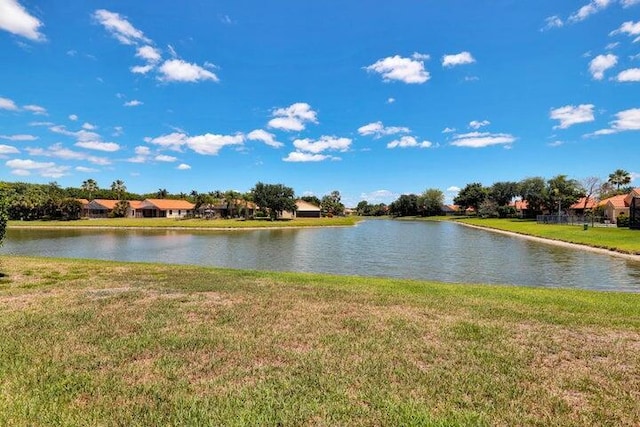 property view of water