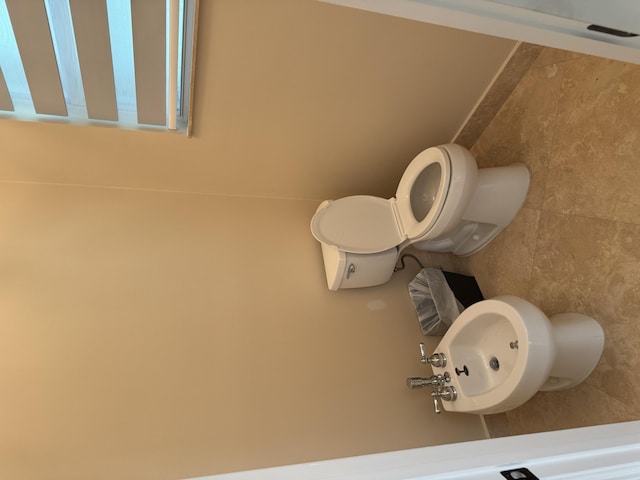 bathroom featuring toilet