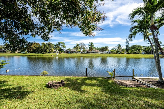 property view of water