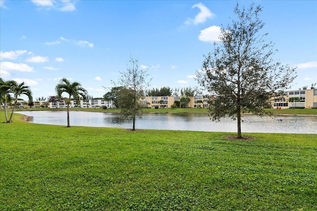 view of water feature