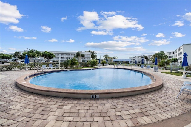 view of pool