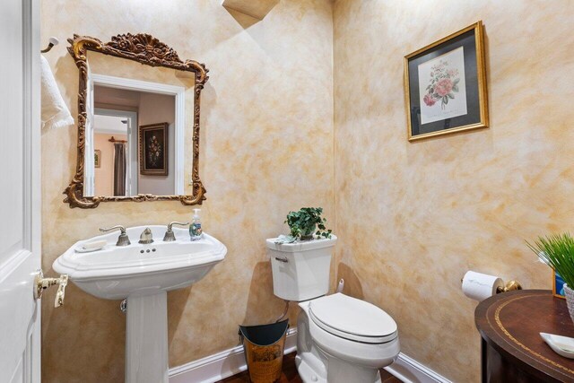 bathroom with toilet