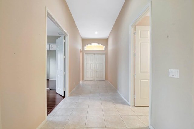 8430 Marsala Way, Boynton Beach, FL 33472 - corridor with light tile patterned floors and baseboards