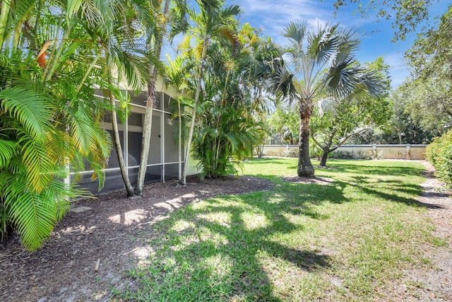 8430 Marsala Way, Boynton Beach, FL 33472 - view of yard with a sunroom