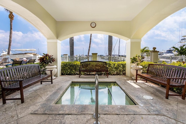 804 E Windward Way Unit 623, Lantana, FL 33462 - view of pool with a patio