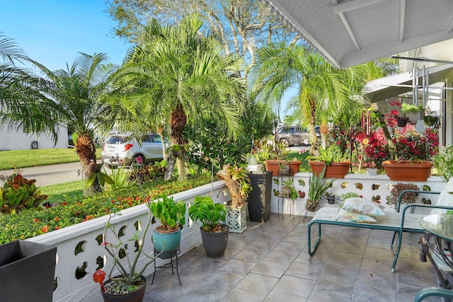 view of patio / terrace with covered porch