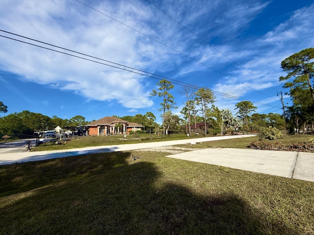 view of yard