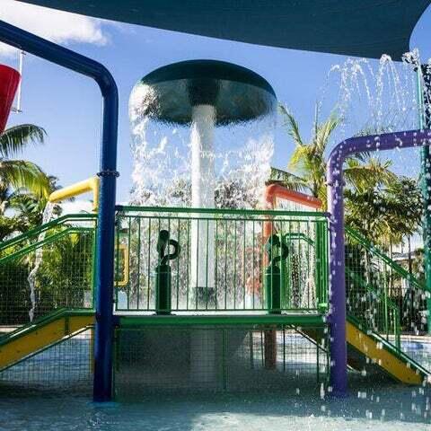 view of jungle gym