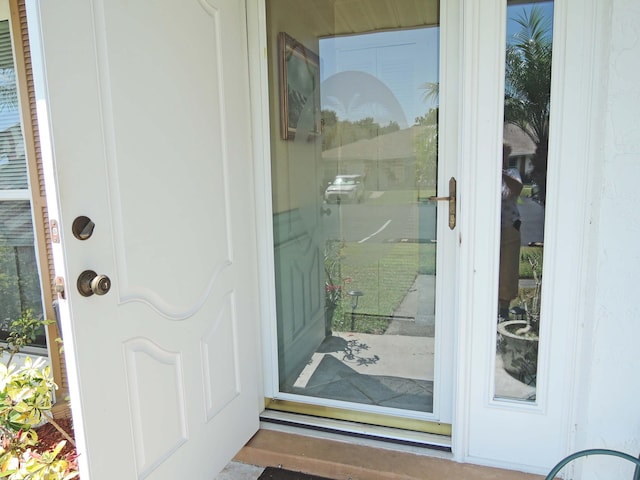 view of entrance to property