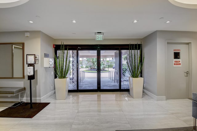 view of community lobby