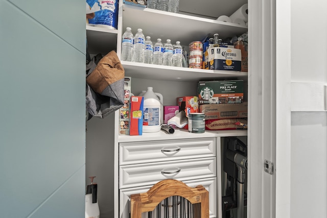 view of pantry