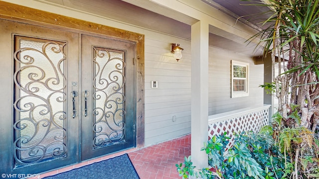 view of entrance to property