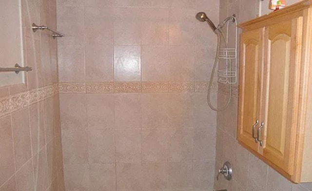 bathroom featuring tiled shower / bath