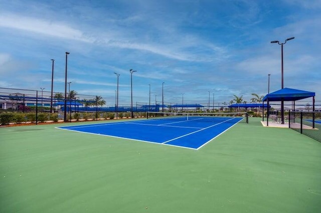 view of sport court