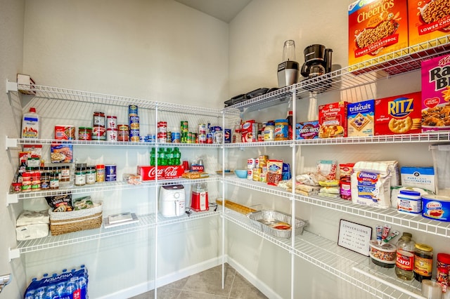 view of pantry