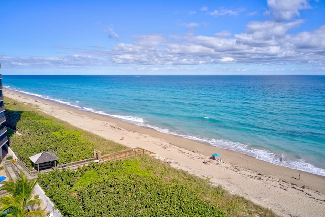 water view featuring a view of the beach