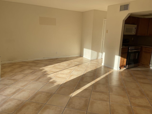 view of tiled empty room