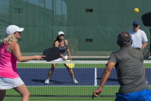 view of tennis court