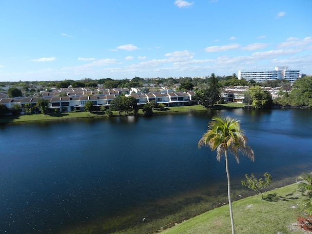 view of water feature