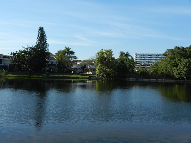 view of water feature