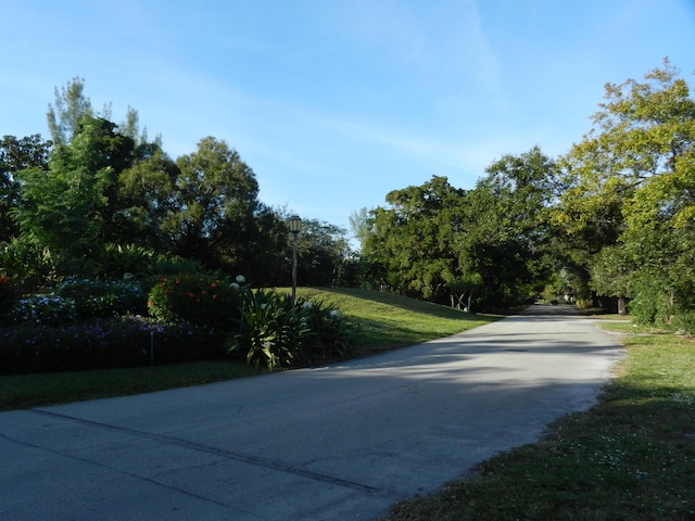 view of road