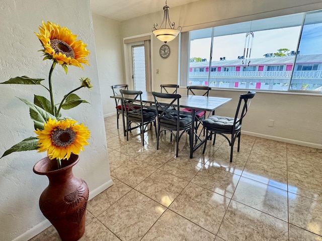 view of dining space