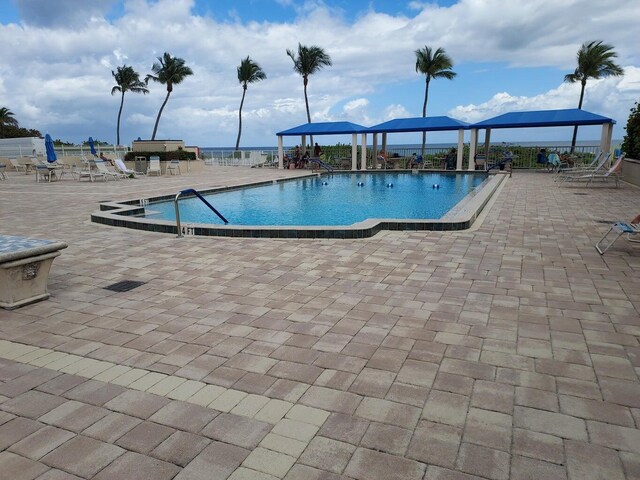 water view featuring a beach view