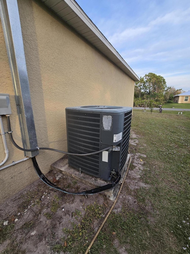 details featuring central air condition unit