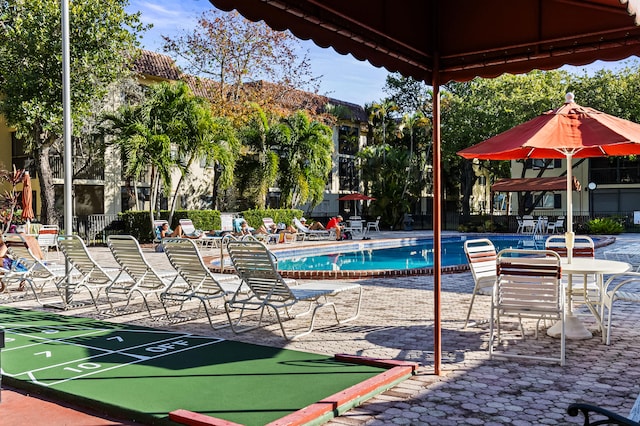 view of swimming pool