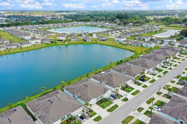828 Persimmon Pl, Fort Pierce, FL 34981 - aerial view of residential area featuring a large body of water