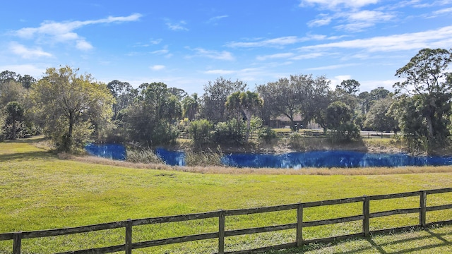 property view of water