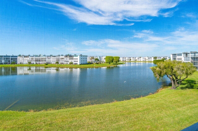 view of water feature