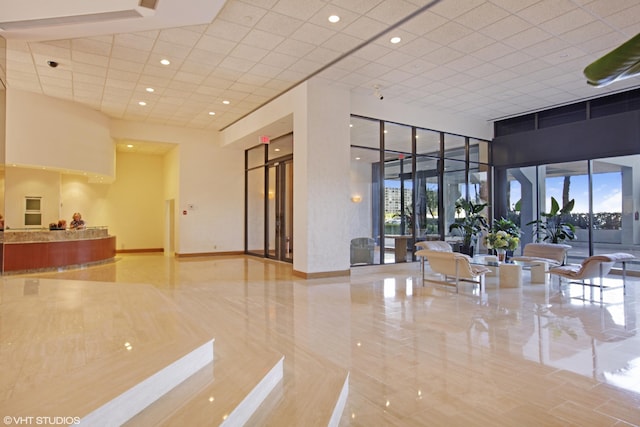 view of community lobby