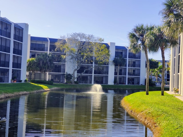 view of water feature