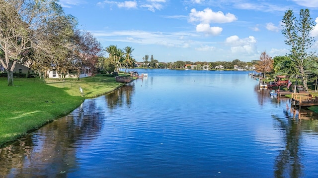 property view of water