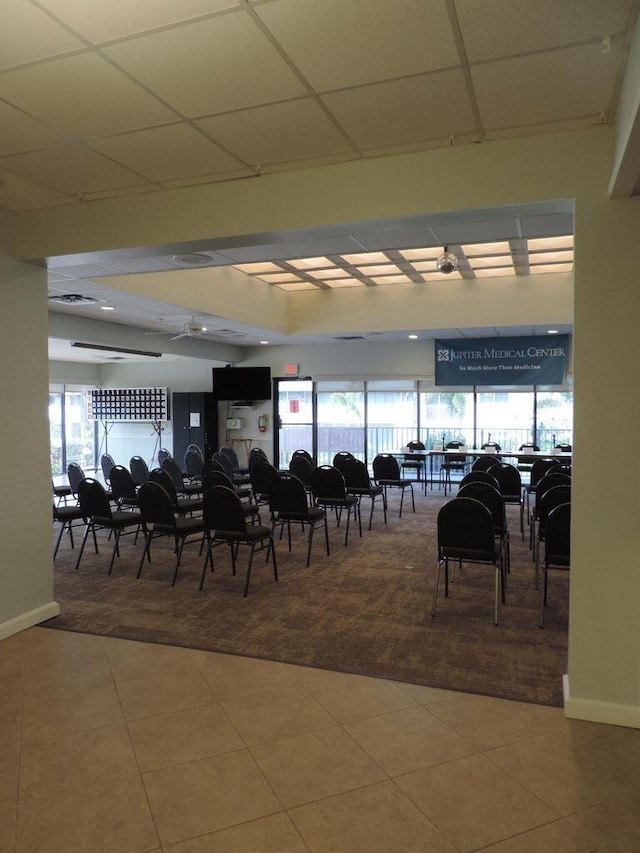 view of dining space