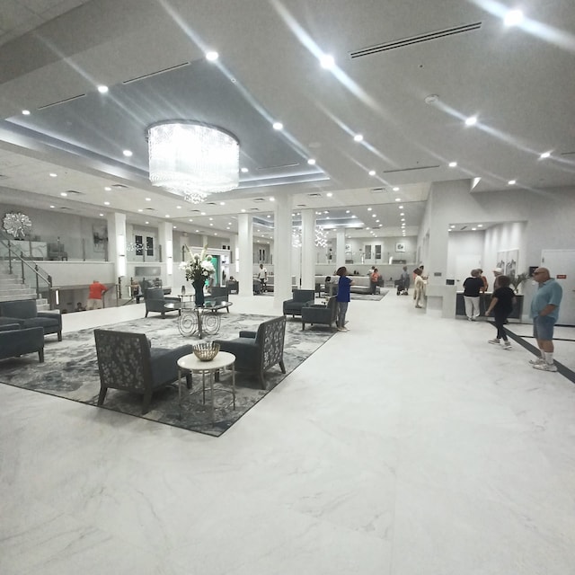 view of community lobby