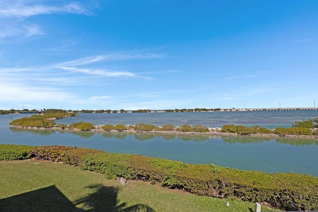 property view of water