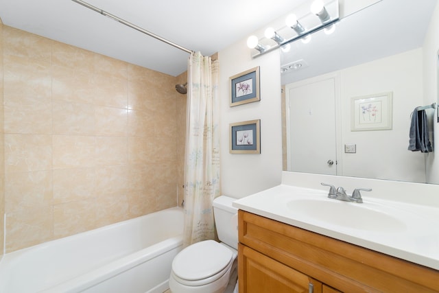 1153 Cambridge Unit G, Deerfield Beach, FL 33442 - full bathroom featuring toilet, vanity, and shower / tub combo with curtain